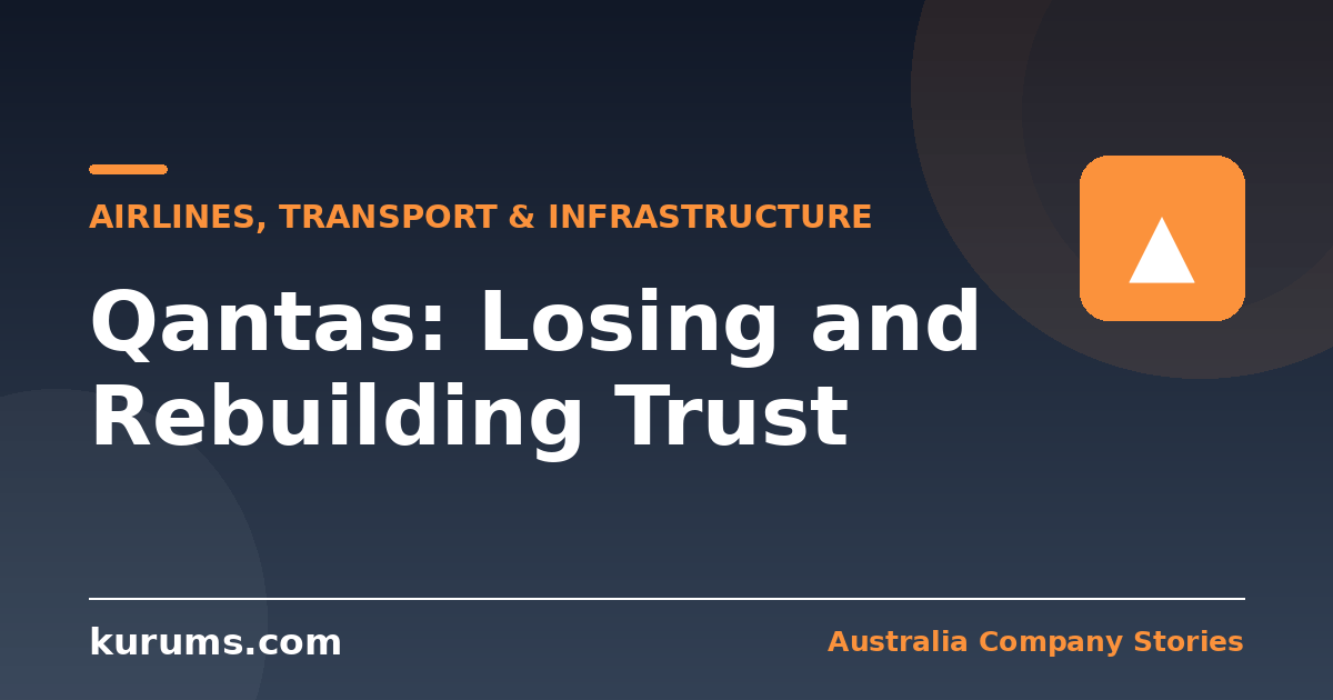 Qantas: How the Flying Kangaroo Lost Australia's Trust and Bought It Back