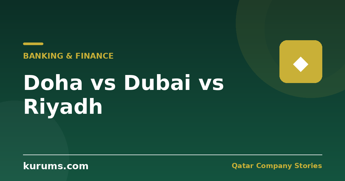 Doha vs Dubai vs Riyadh: The Gulf Financial Centre Race