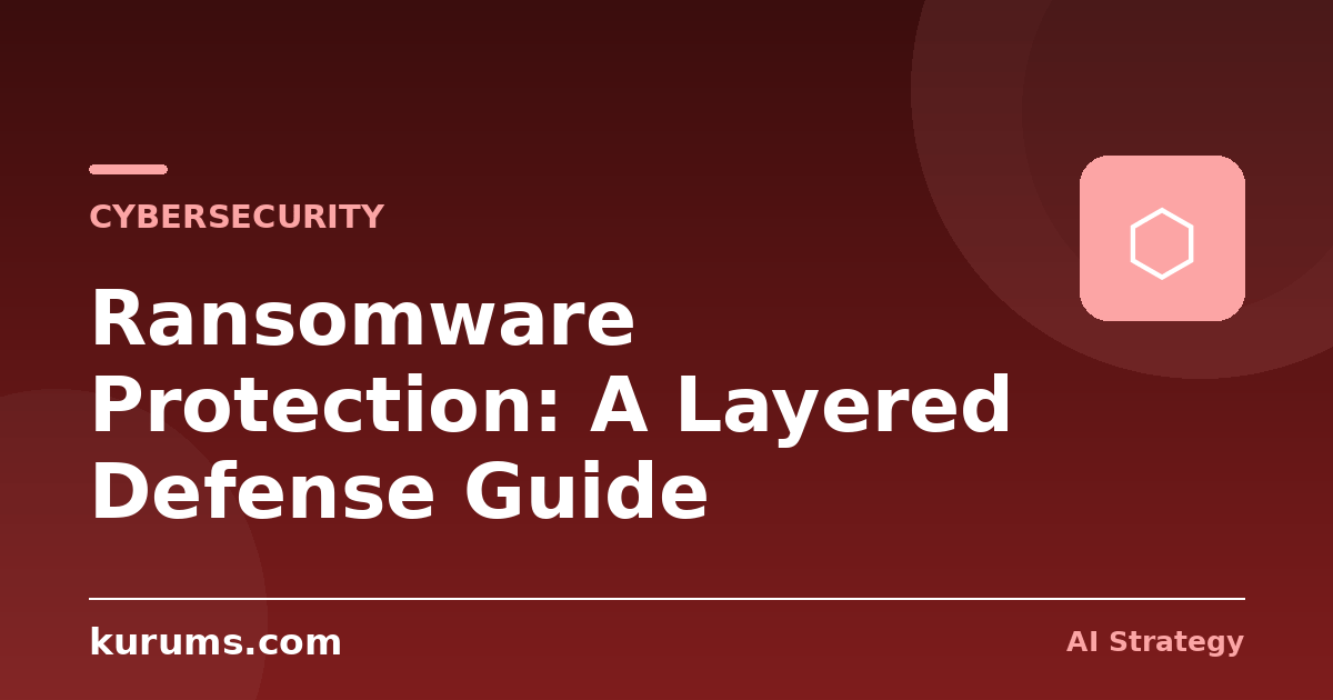 Ransomware Protection: A Layered Defense Guide