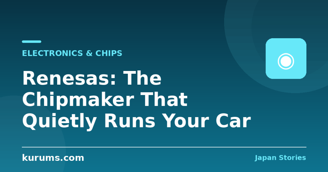 Renesas: The Chipmaker That Quietly Runs Your Car