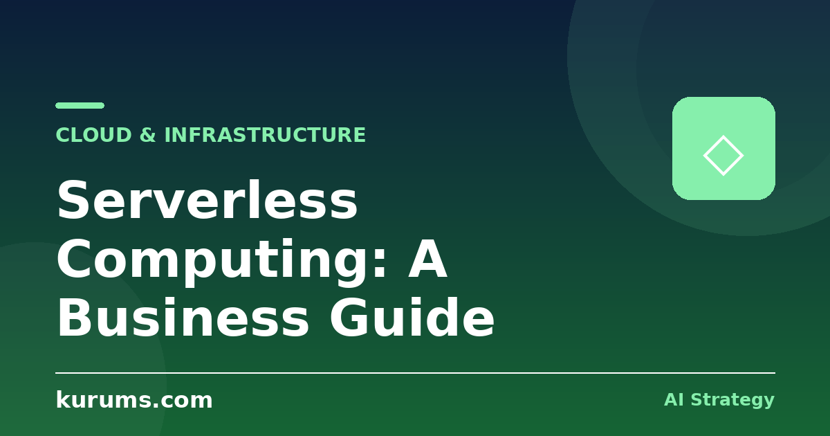 Serverless Computing: A Business Guide