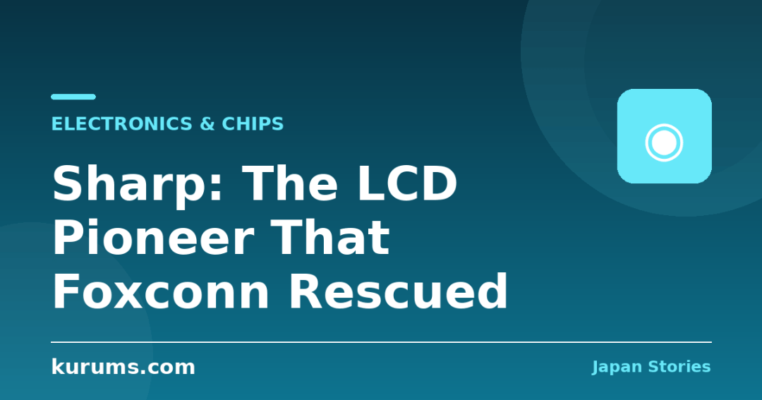 Sharp: The LCD Pioneer That Foxconn Rescued