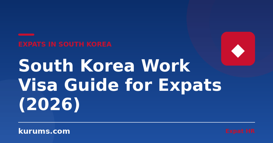 South Korea Work Visa Guide for Expats (2026): E-7, the Points System & F-5