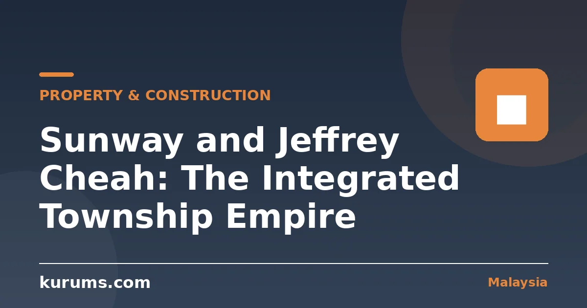 Sunway and Jeffrey Cheah: The Integrated Township Empire