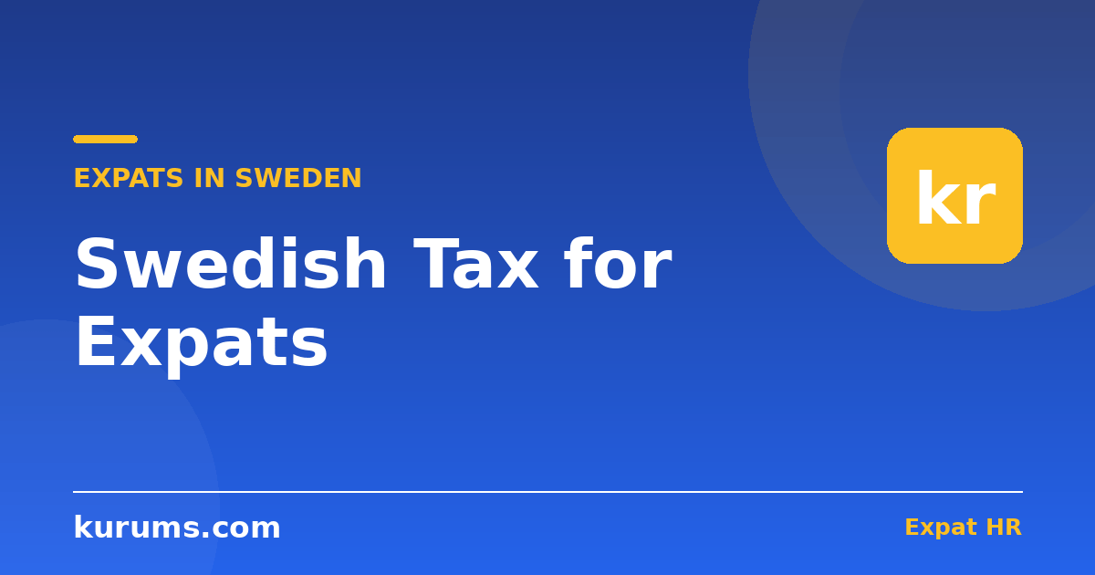 Swedish Tax for Expats: Expert Tax Relief, the ISK & the Three-Month Deadline (2026)