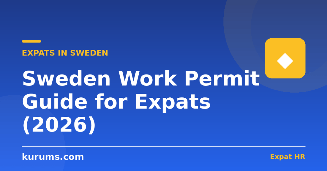 Sweden Work Permit Guide for Expats (2026): Salary Thresholds, Blue Card & the Citizenship Change