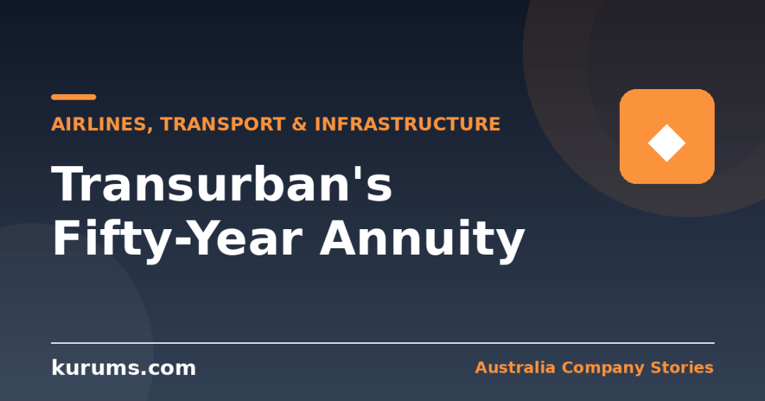 Transurban: How a Toll Road Becomes a Fifty-Year Inflation-Linked Annuity