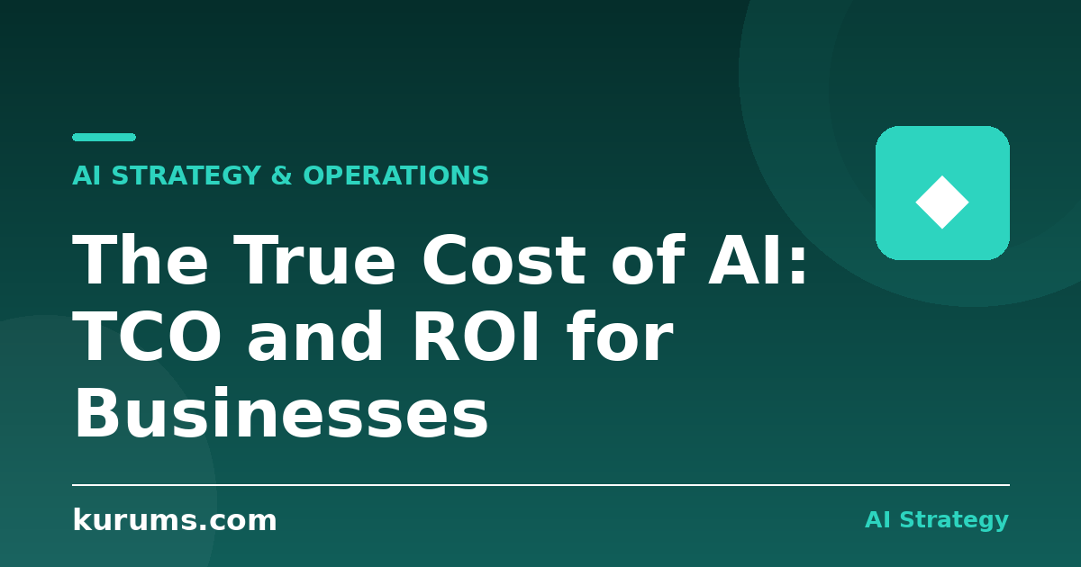 The True Cost of AI: TCO and ROI for Businesses