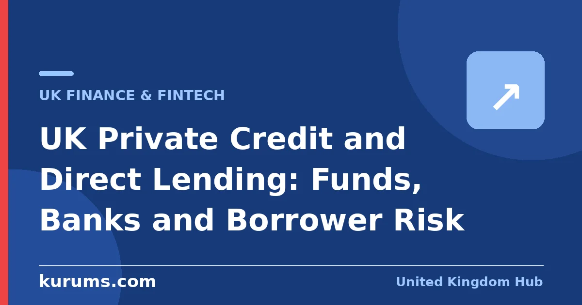 UK Private Credit and Direct Lending: Funds, Banks and Borrower Risk