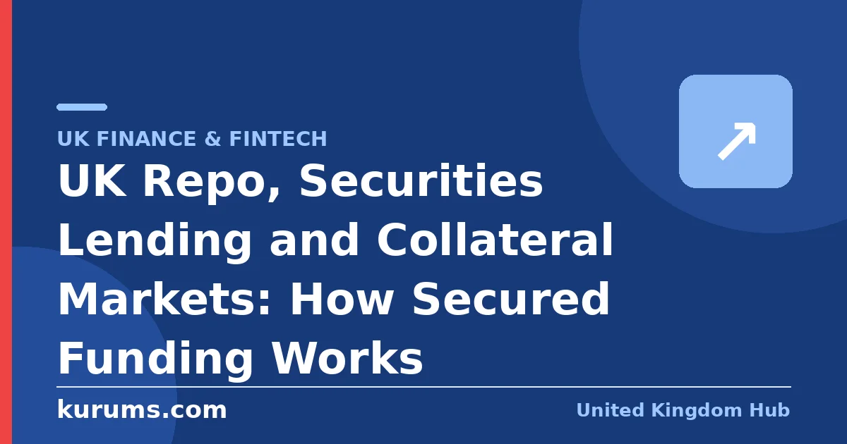 UK Repo, Securities Lending and Collateral Markets: How Secured Funding Works