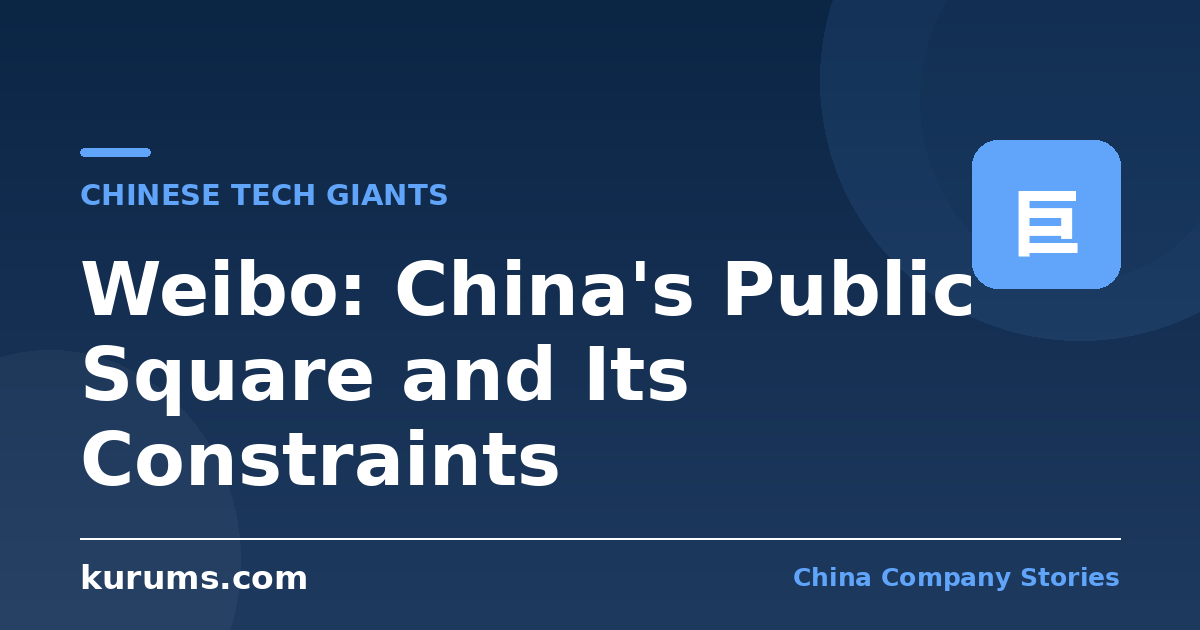 Weibo: China's Public Square and Its Constraints