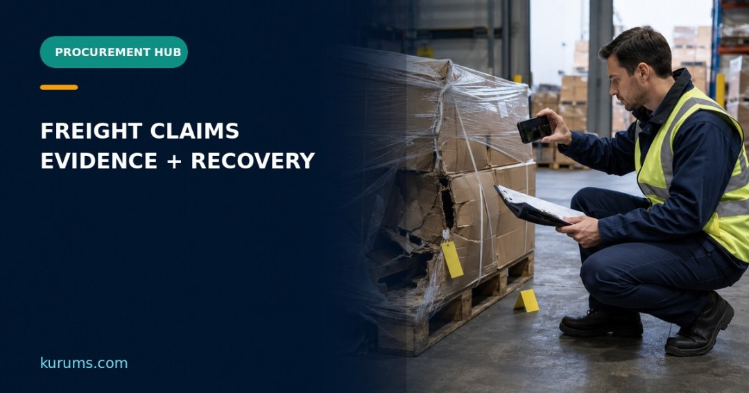 Procurement Hub cover for Freight Claims: Notice, Evidence and Recovery Controls