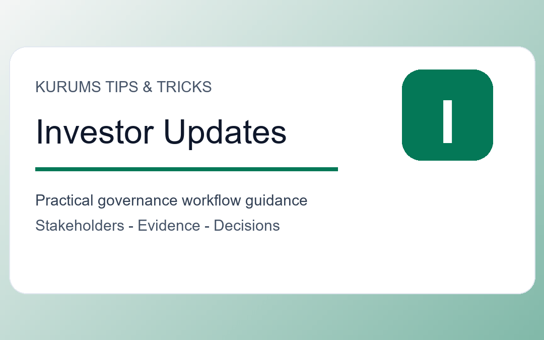 Investor Communication Tips: How to Share Updates Without Creating Confusion