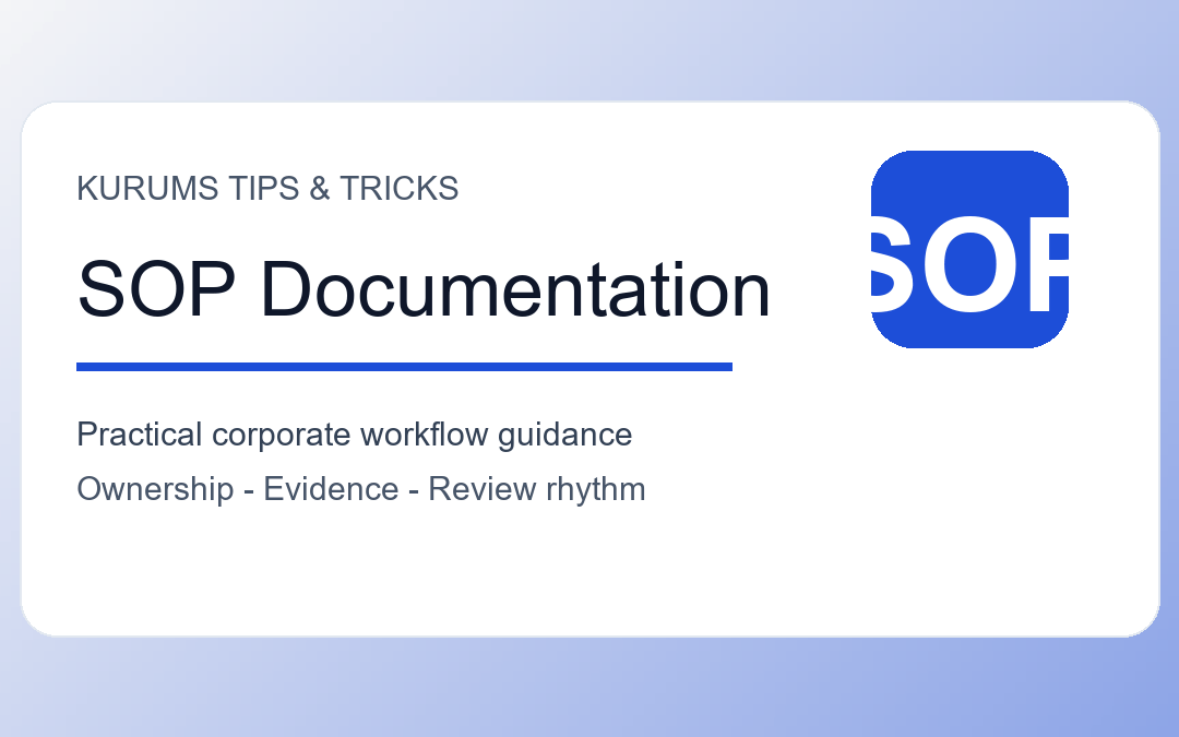 SOP Documentation Tips: How Teams Turn Know-How Into Repeatable Work