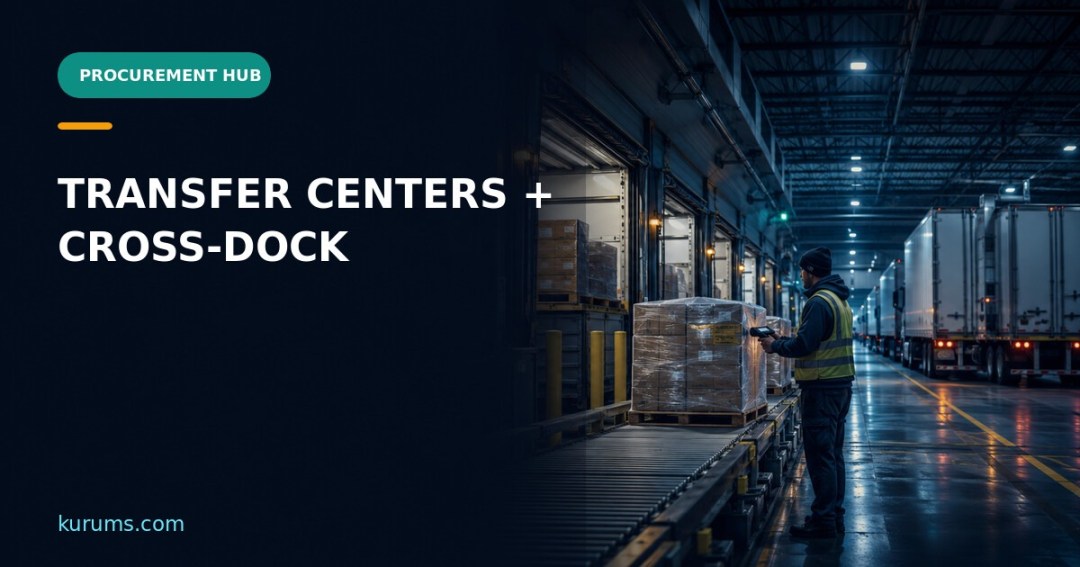 Procurement Hub cover for Transfer Centers and Cross-Dock Handoffs: Dwell and Scan Controls