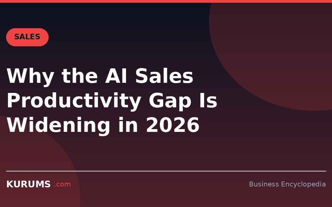 Why the AI Sales Productivity Gap Is Widening in 2026