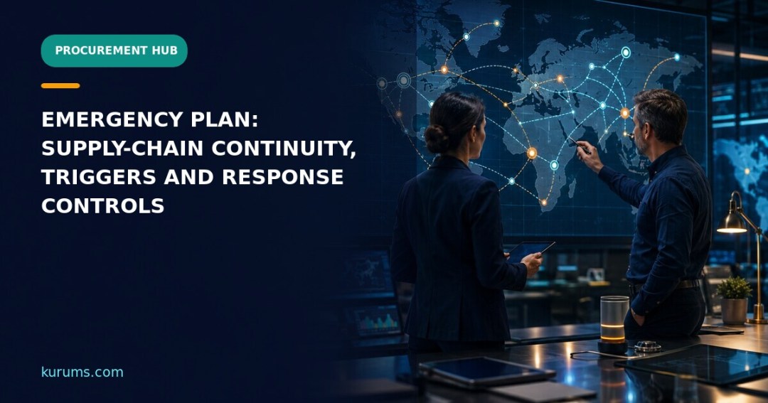 Emergency Plan: Supply-Chain Continuity, Triggers and Response Controls