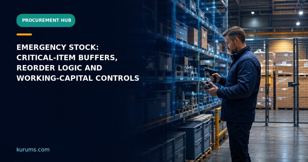 Emergency Stock: Critical-Item Buffers, Reorder Logic and Working-Capital Controls