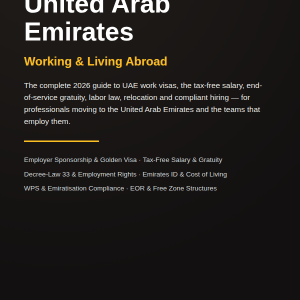 United Arab Emirates — Expat HR Country Guide 2026 (E-book, PDF + EPUB)