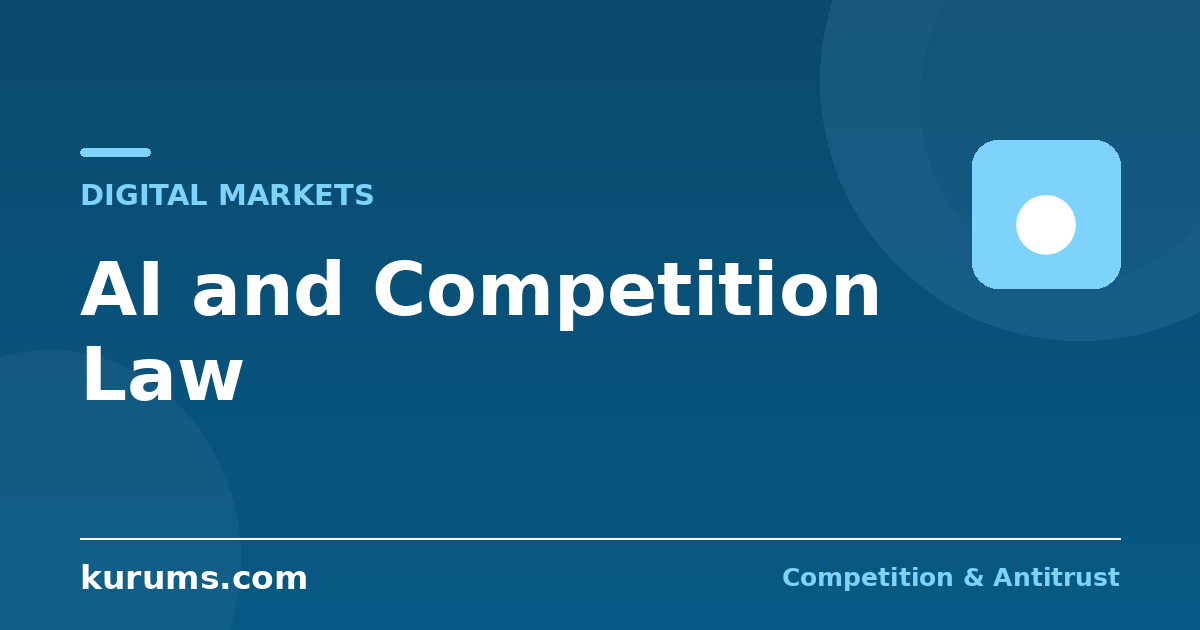AI and Competition Law: Chips, Compute, Partnerships and the New Enforcement Frontier
