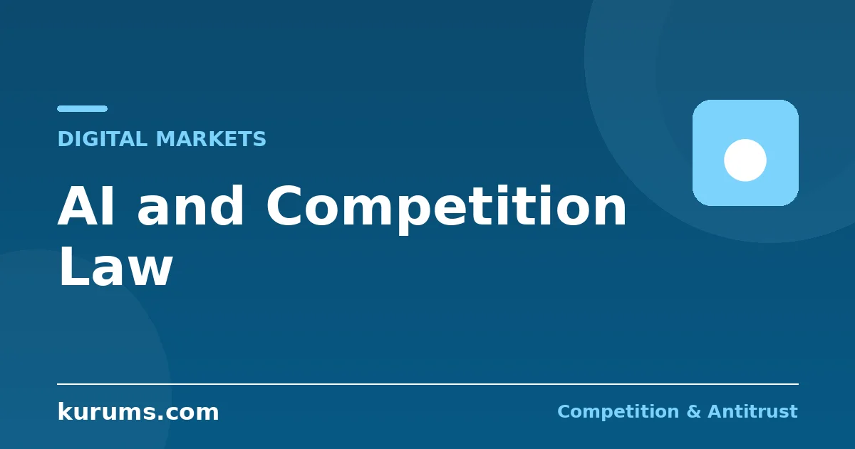 AI and Competition Law: Chips, Compute, Partnerships and the New Enforcement Frontier