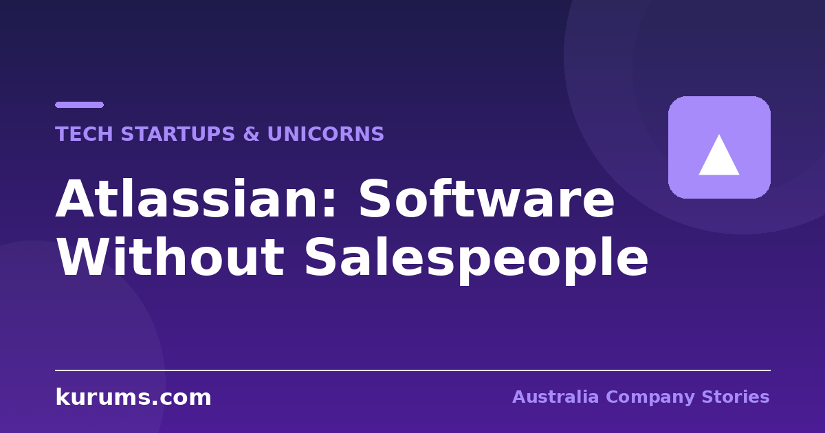 Atlassian: The Sydney Software Company That Sold Without Salespeople
