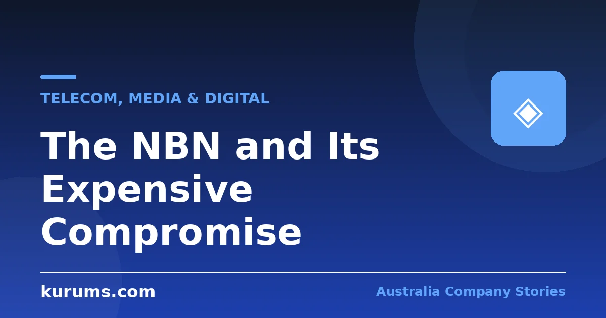 The NBN: Australia's Biggest Infrastructure Project and Its Most Expensive Compromise