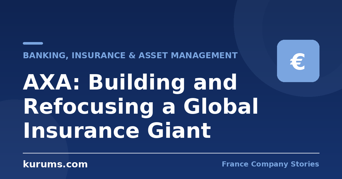 AXA: Building and Refocusing a Global Insurance Giant