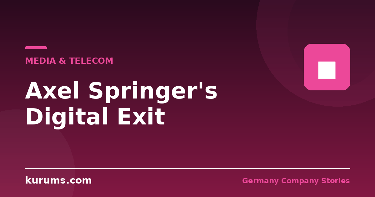 Axel Springer: How a Newspaper Publisher Bought Its Way Out of Print