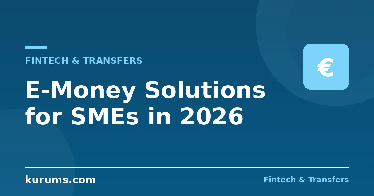Evaluating the Best E-Money Solutions for SMEs in 2026