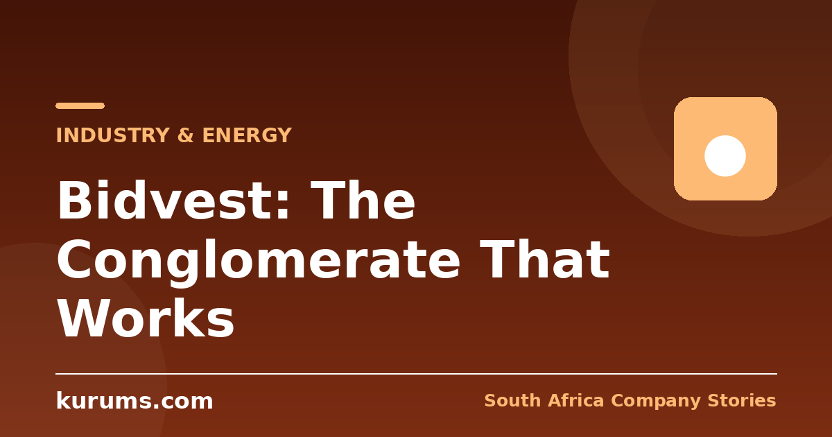 Bidvest: The Conglomerate That Works