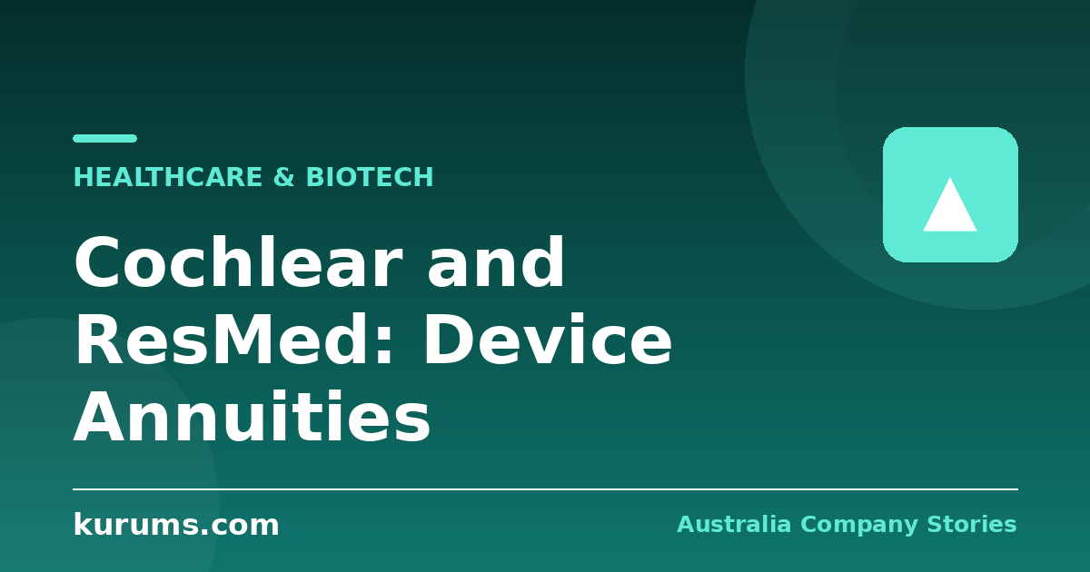 Cochlear and ResMed: Why the Device Sale Is Not the Business