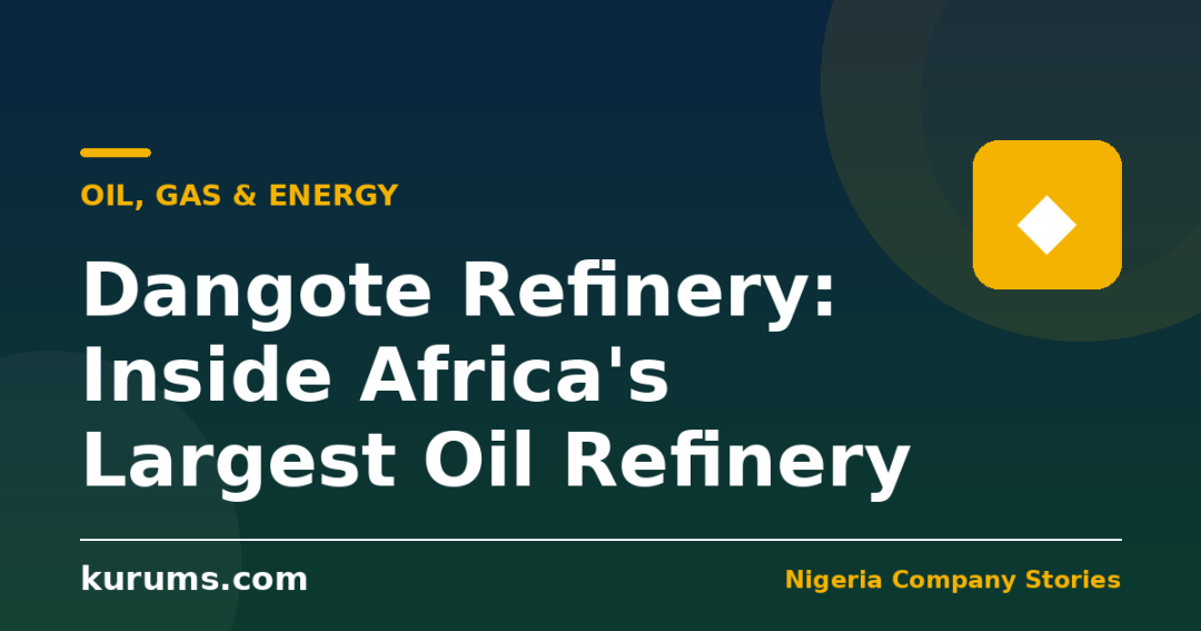 Dangote Refinery: Inside Africa's Largest Oil Refinery