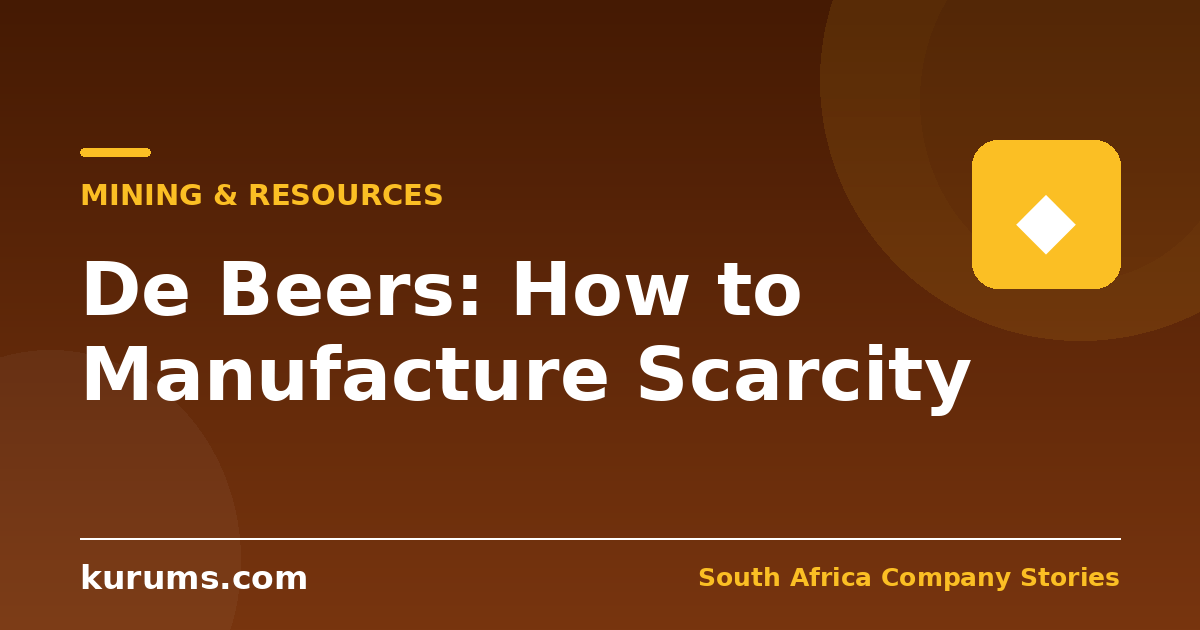 De Beers: How to Manufacture Scarcity