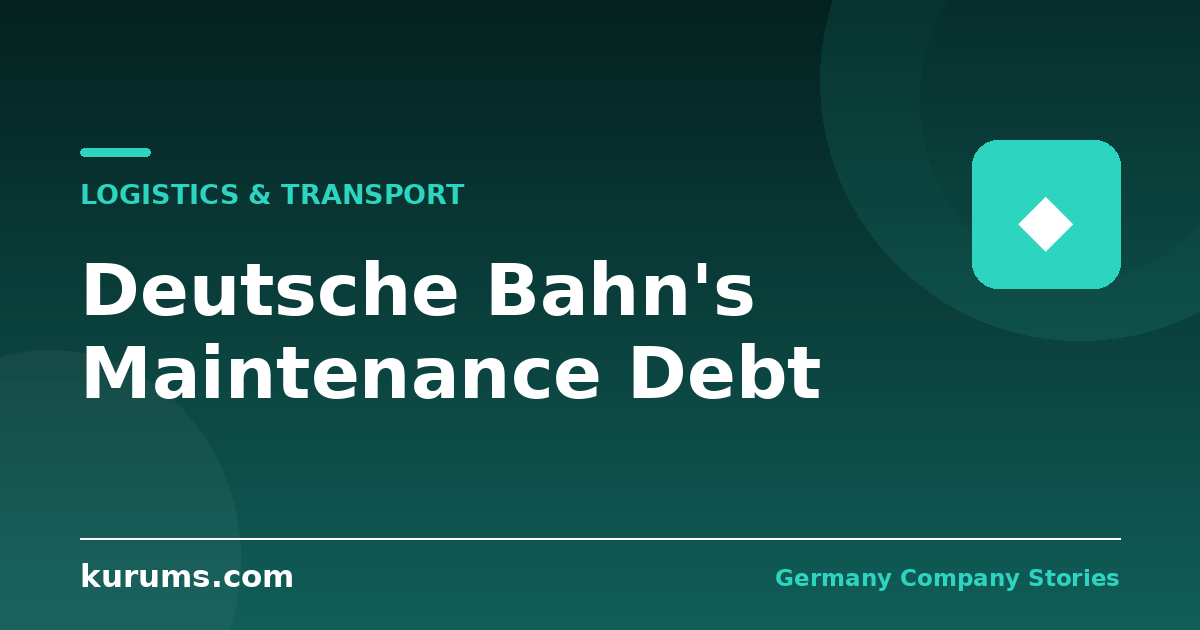 Deutsche Bahn: What Thirty Years of Deferred Maintenance Actually Costs