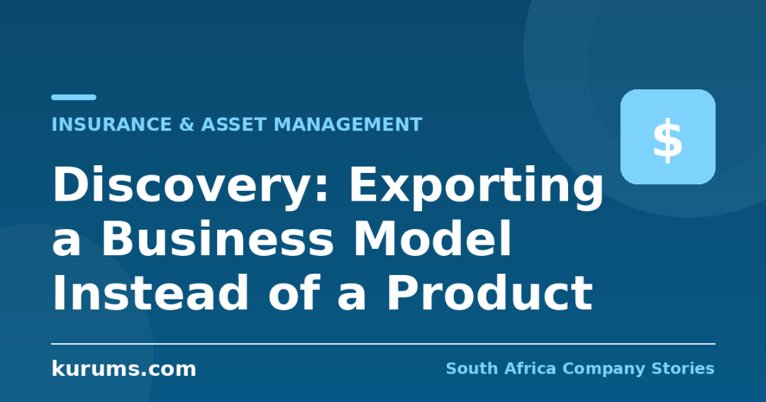 Discovery: Exporting a Business Model Instead of a Product