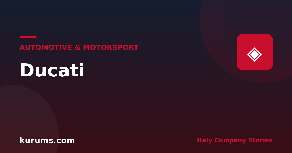 Ducati: How Bologna Built a Premium Motorcycle Powerhouse