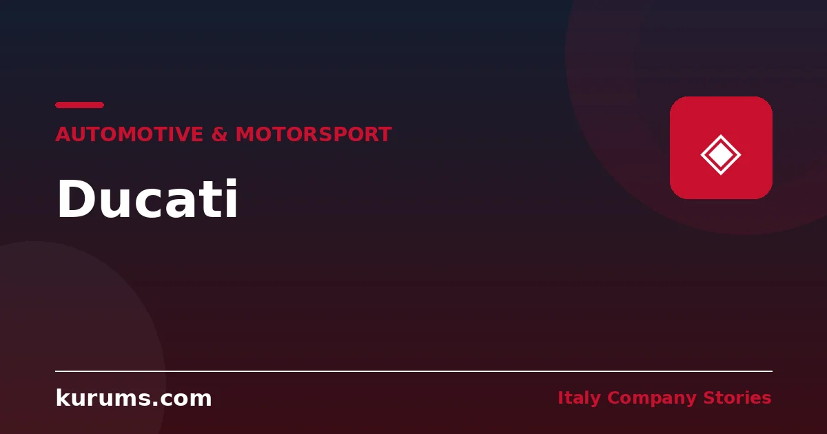 Ducati: How Bologna Built a Premium Motorcycle Powerhouse