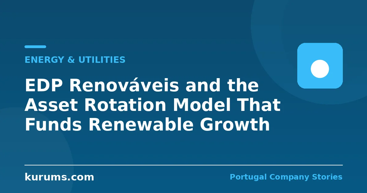 EDP Renováveis and the Asset Rotation Model That Funds Renewable Growth