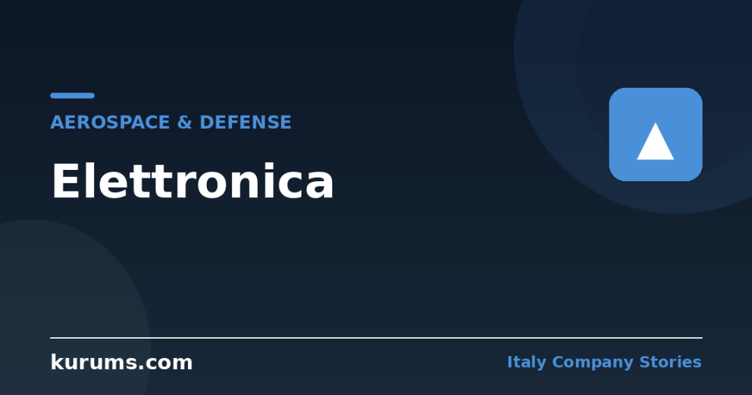 Elettronica: Italy's Quiet Electronic Warfare Specialist