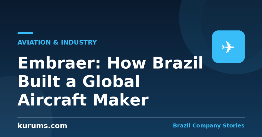 Embraer: How Brazil Built a Global Aircraft Maker