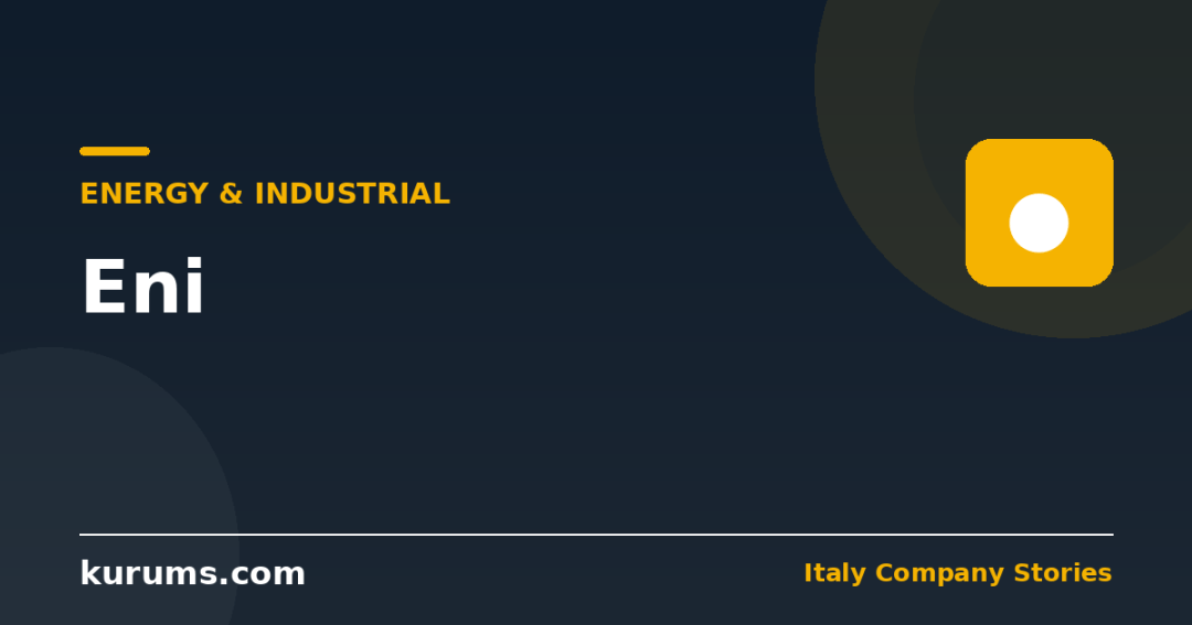 Eni: How Italy Built a Global Energy Major