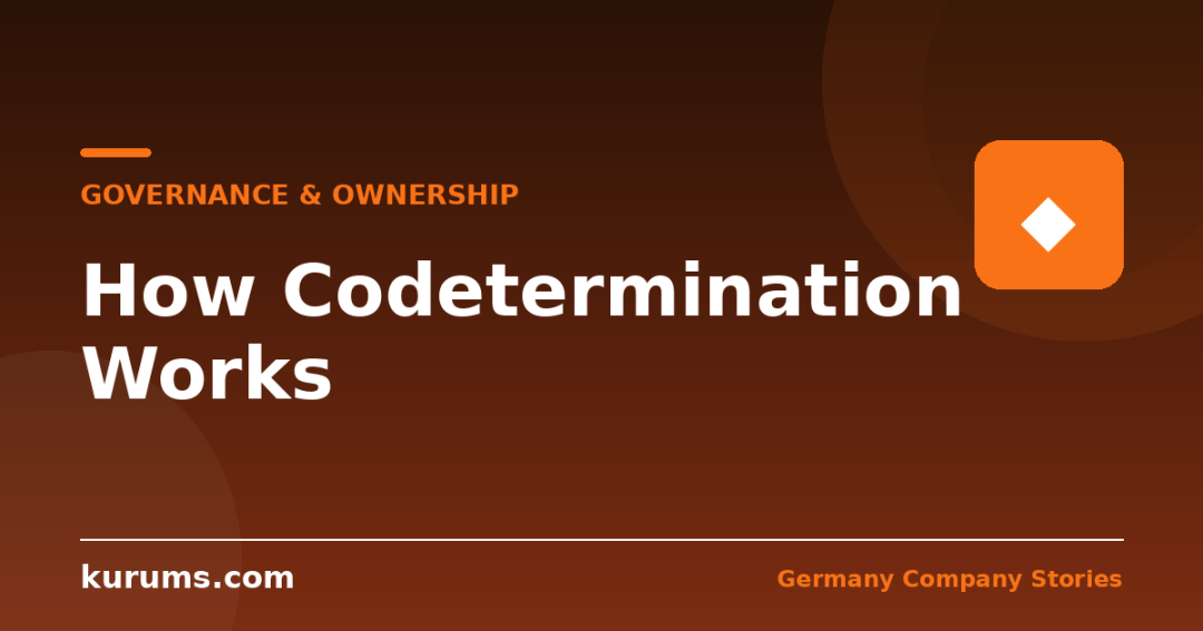 Codetermination: How Half a Supervisory Board Changes Every Decision