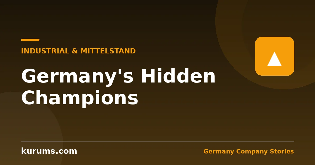 Hidden Champions: How the Mittelstand Owns Niches Nobody Can Name