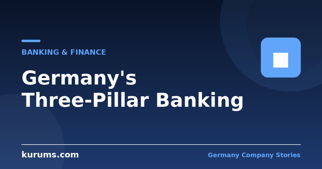 The Three-Pillar System: Why Germany Still Has 1,400 Banks
