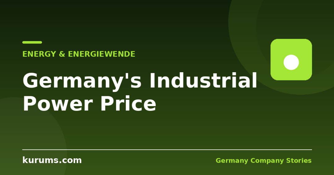 Germany's Industrial Electricity Price: How the 5-Cent Scheme Actually Works