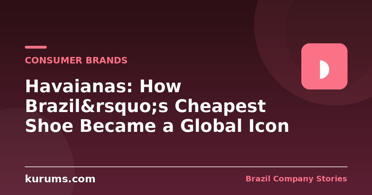 Havaianas: How Brazil’s Cheapest Shoe Became a Global Icon