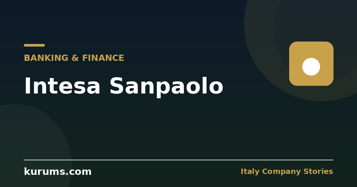 Intesa Sanpaolo: Italy's Domestic Banking Champion