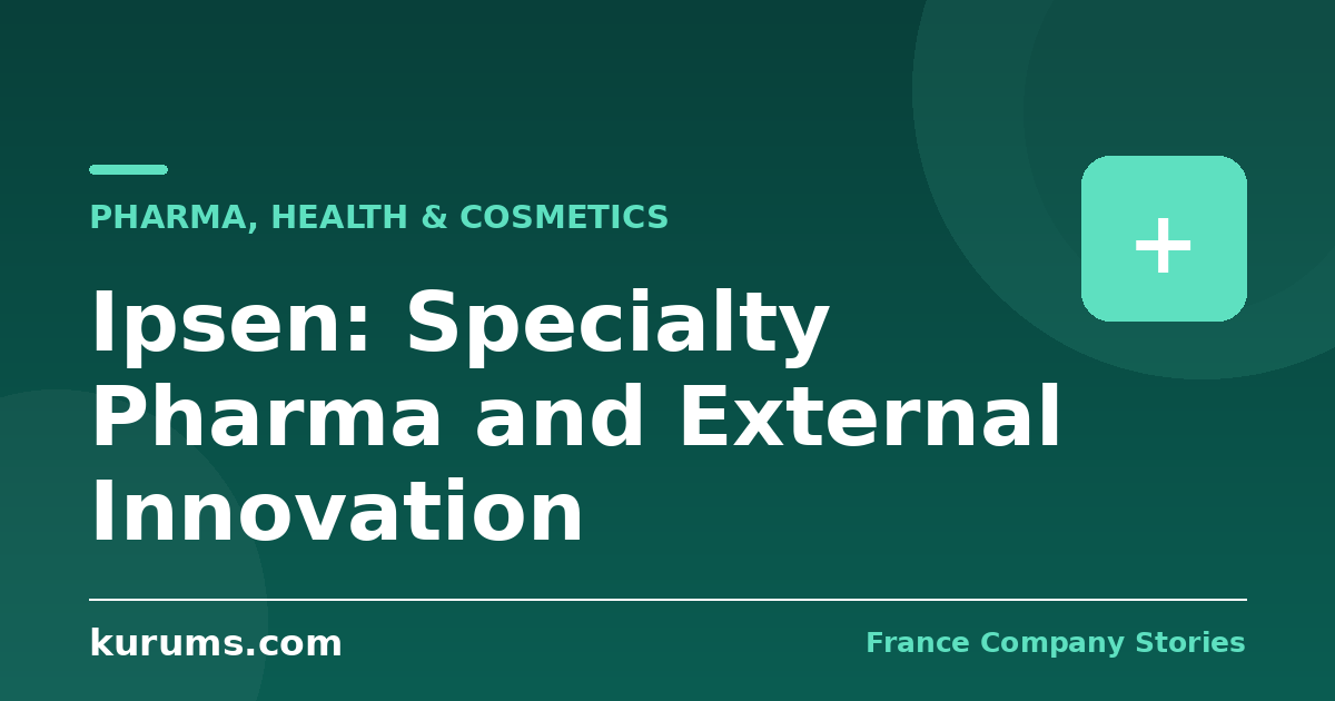 Ipsen: Specialty Pharma and External Innovation