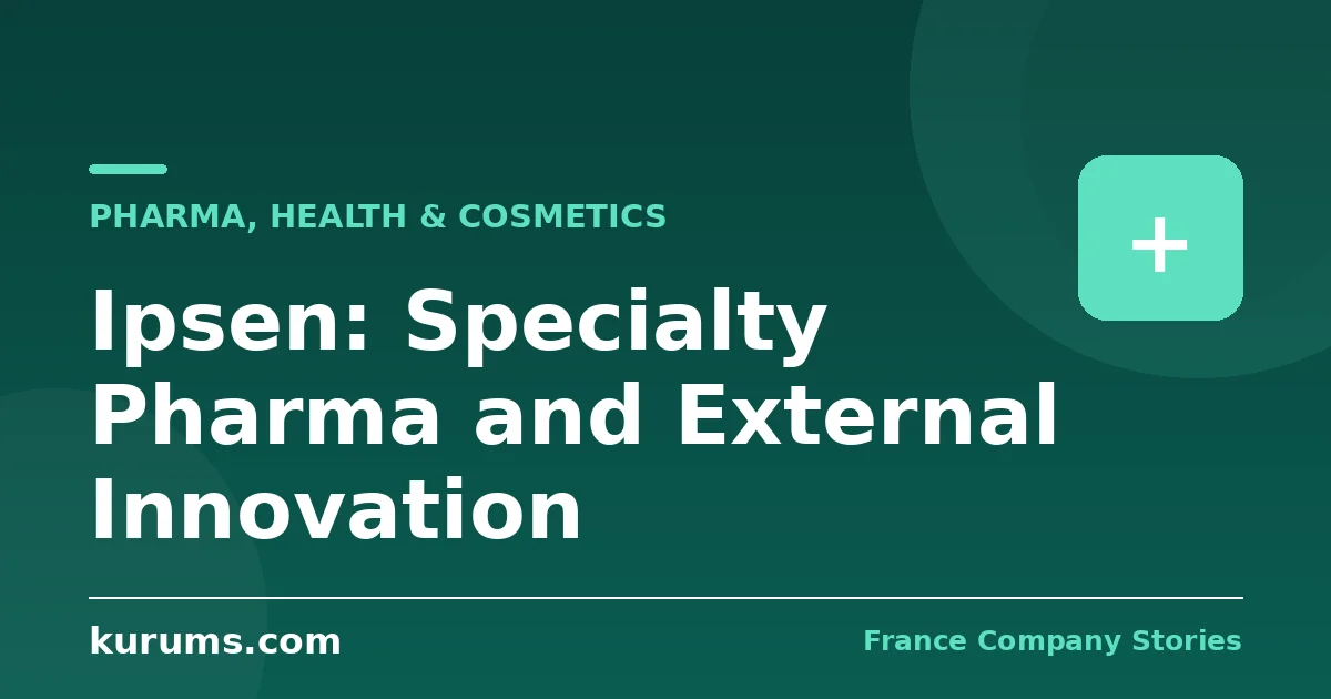 Ipsen: Specialty Pharma and External Innovation